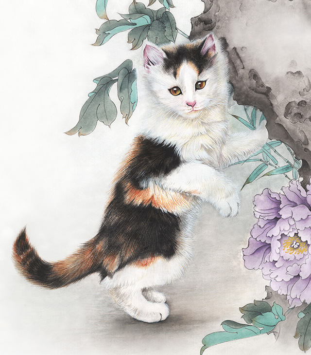 水仙花国画花鸟画图片欣赏,中国画花鸟画背景图片大全