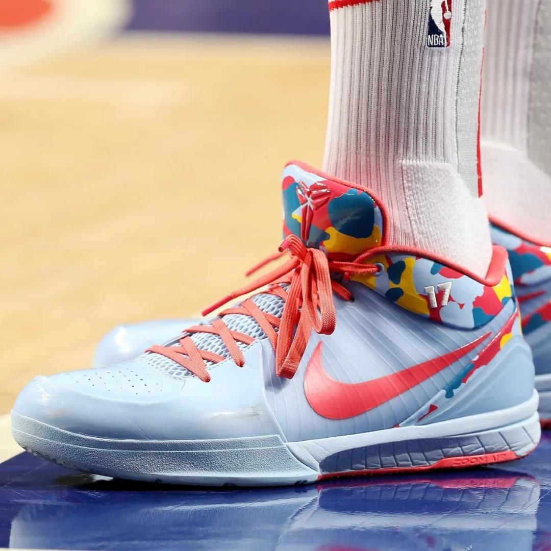 nba球星上脚球鞋塔克,nba鞋王塔克穿aj5