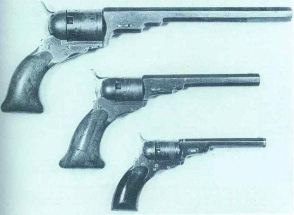 威力巨大特制的手枪,沃克型转轮式手枪