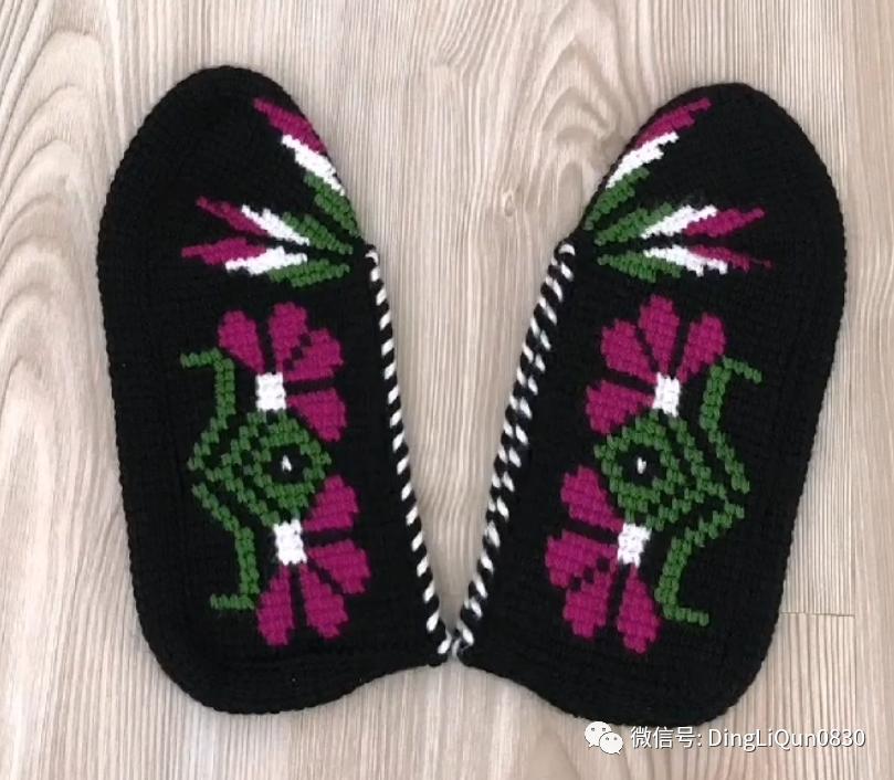 波西米亚风手工编织鞋子,针织作品50款