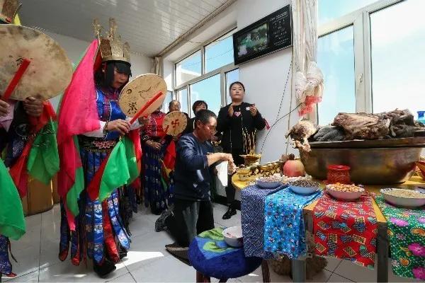 吉林市萨满非遗,蒙古族萨满祭天仪式