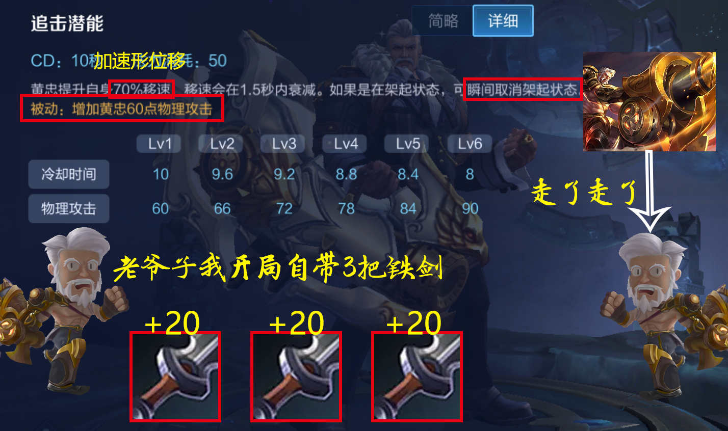 王者荣耀黄忠老当益壮英勇不减,五虎上将黄忠老当益壮