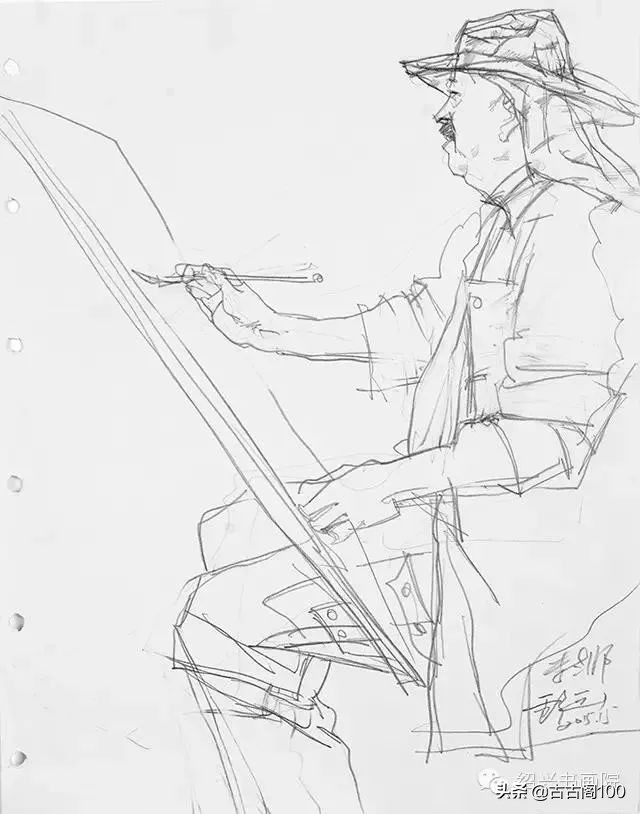 意笔人物高手蒋雪平