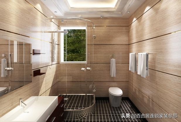 长方形一字卫生间尺寸布局,卫生间三分离设计布局尺寸