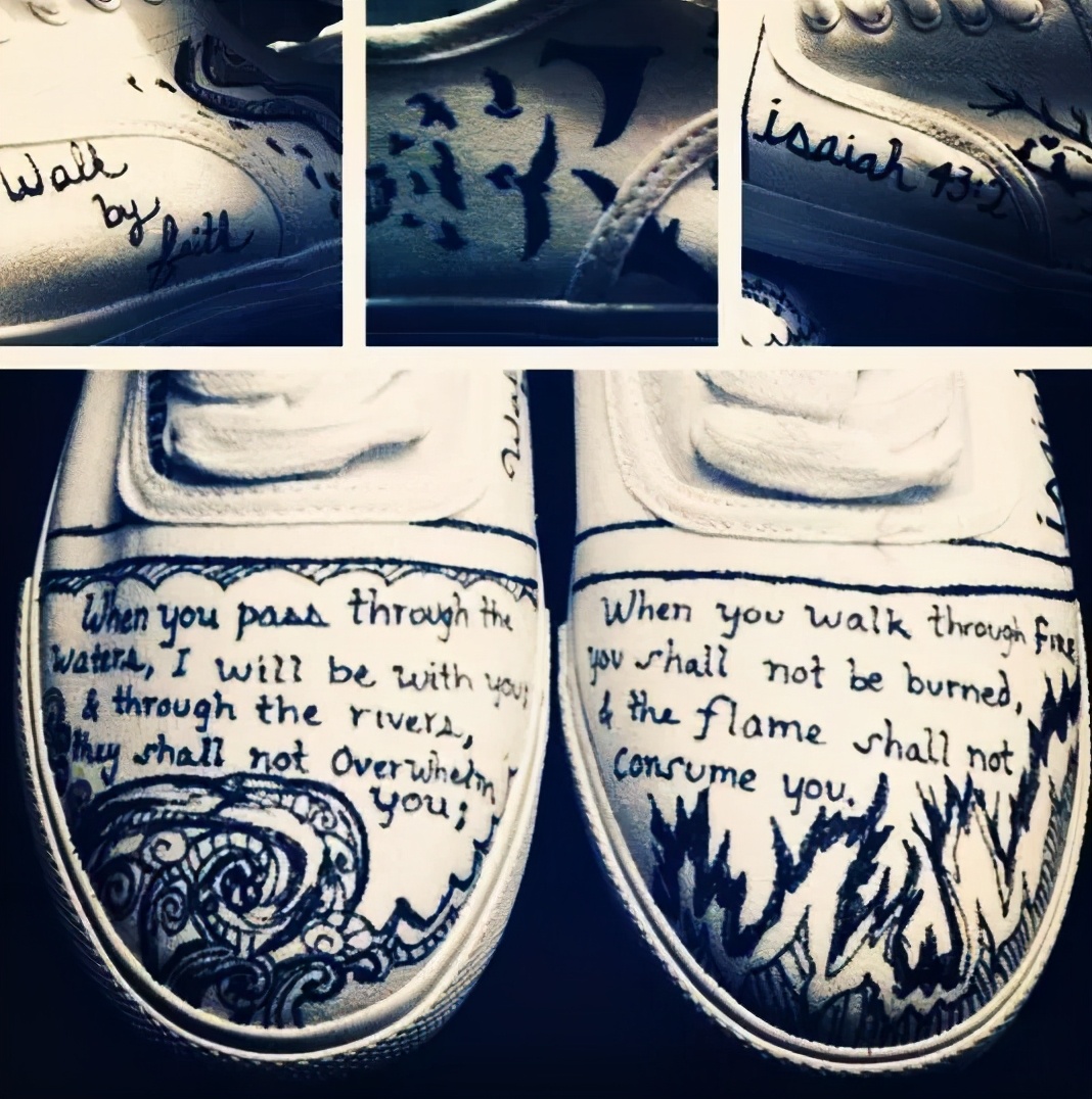 穿腻了小白鞋可以这样来改造,教你把小白鞋变潮流