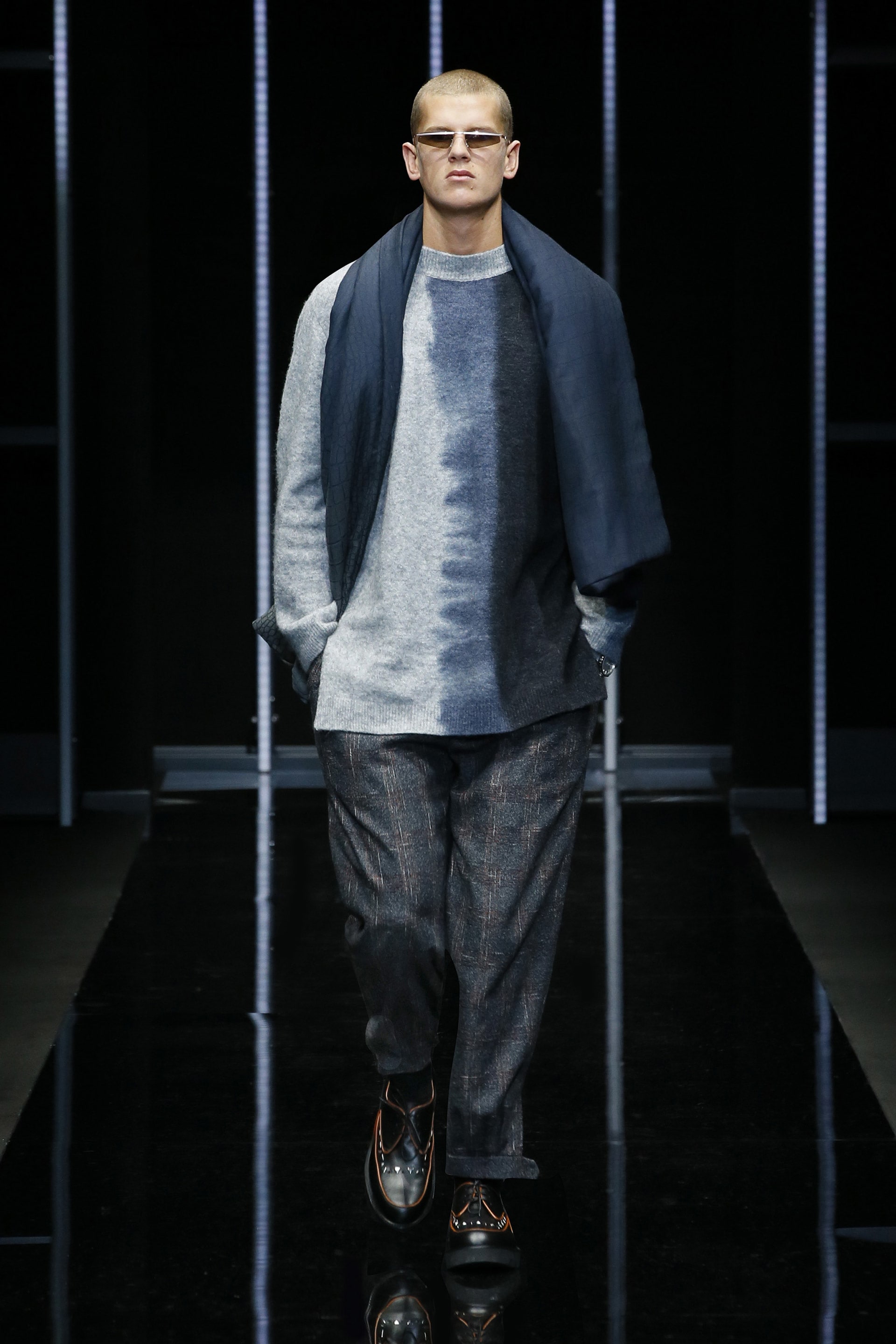 armani秀场男装秋冬2023,giorgioarmani男装胡歌
