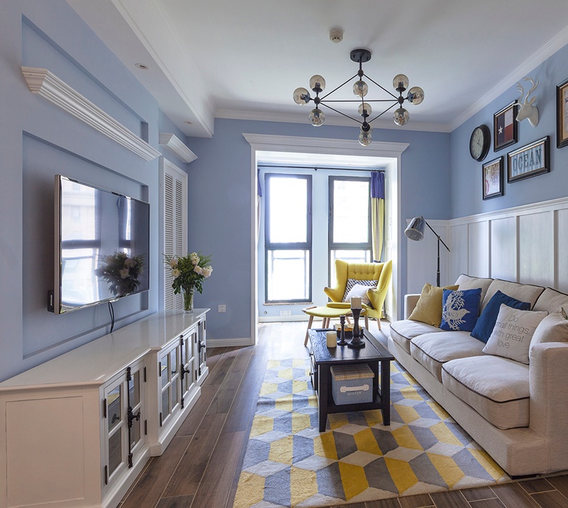 乳胶漆样板间,忙活半年终于装修完了