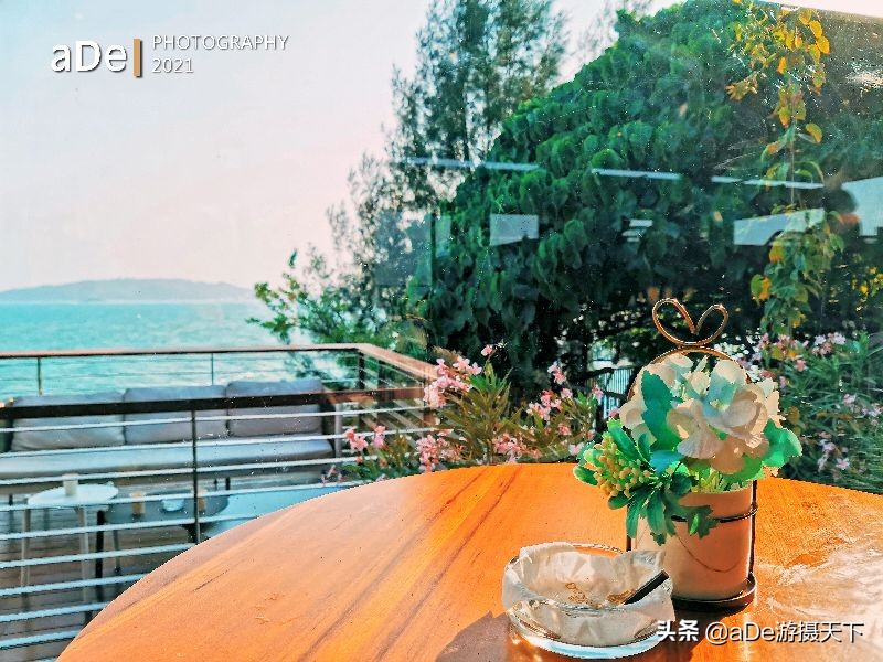 惠州双月湾礁石吧台,惠州双月湾观海咖啡厅