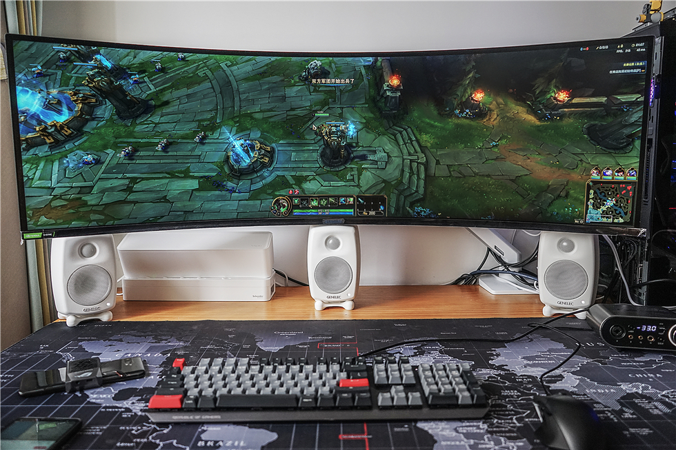 三星玄龙骑士49寸显示器测评144hz,49寸显示器曲率1500和1800