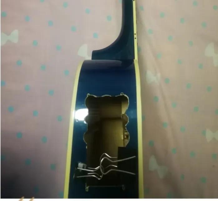 吉他加装拾音器效果,吉他加装拾音器