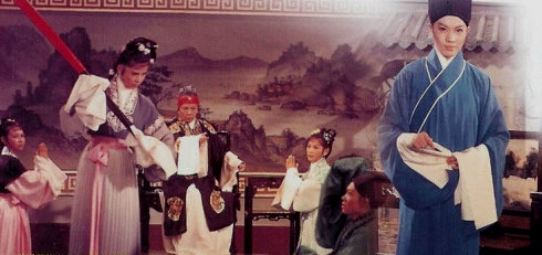 香港电影三笑片段唐伯虎点秋香,1962版香港电影三笑