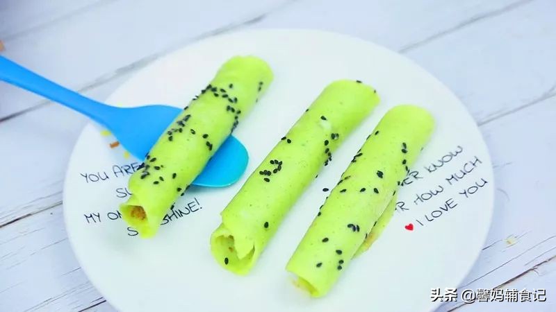 这道酥软的薄饼最适合宝宝吃,儿童早餐小卷饼