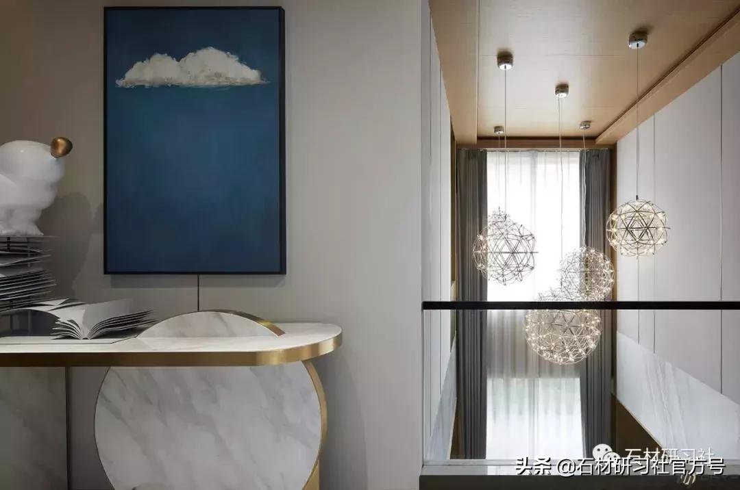 大理石现代极致设计,现代简约天然大理石款式推荐