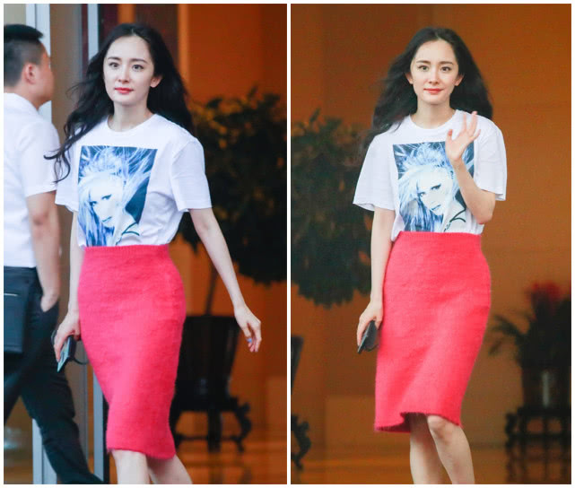 何穗杨幂穿的什么,杨幂黑色蓬蓬裙穿搭