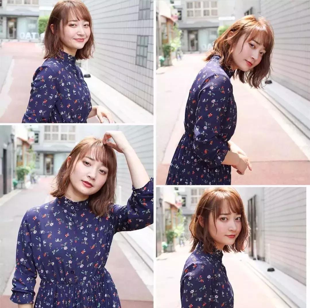 大脸国字脸适合的短发发型,大脸妹子最适合的四款发型