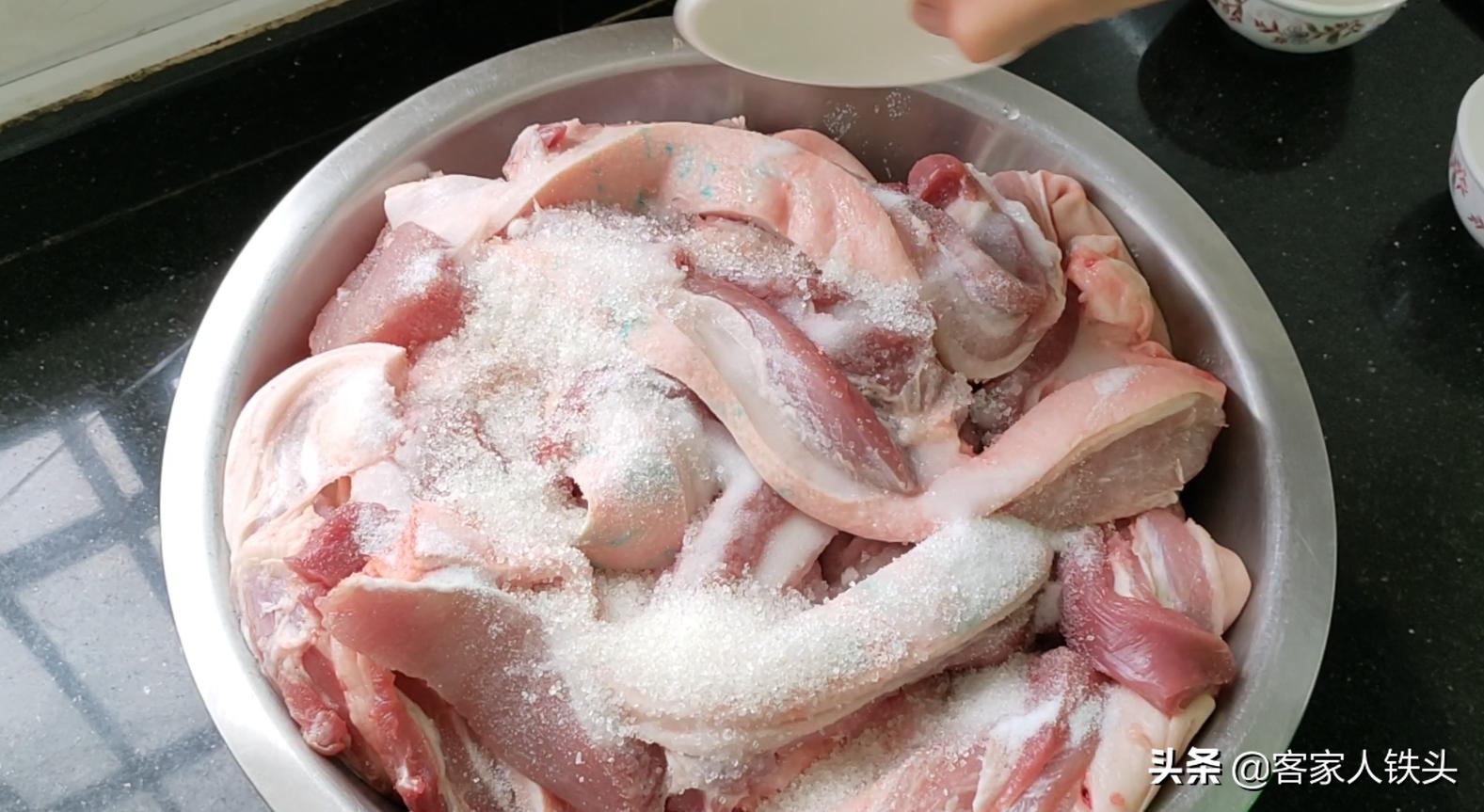 广味腊肉最正宗的做法,五味腊肉