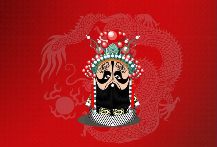 中国脸谱创意儿童画,儿童画创意教程