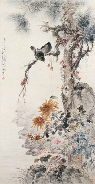 郑午昌花鸟,丝鬓散人郑午昌百幅绘画作品赏析