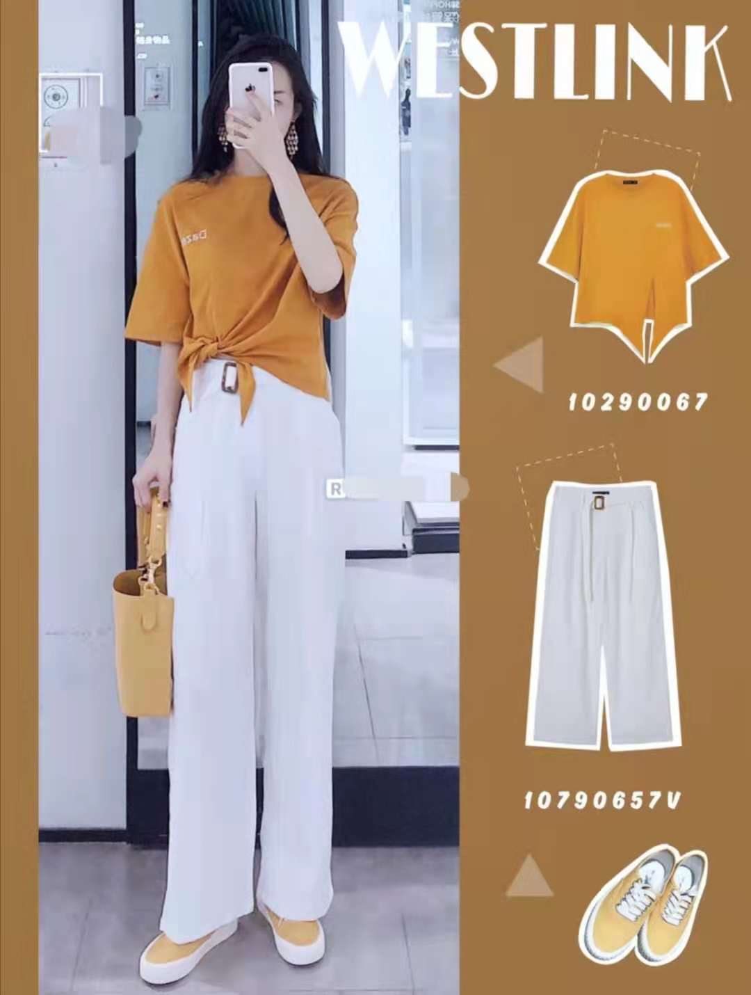 夏天白色阔腿裤搭配什么上衣,白色灯芯绒阔腿裤怎么配上衣