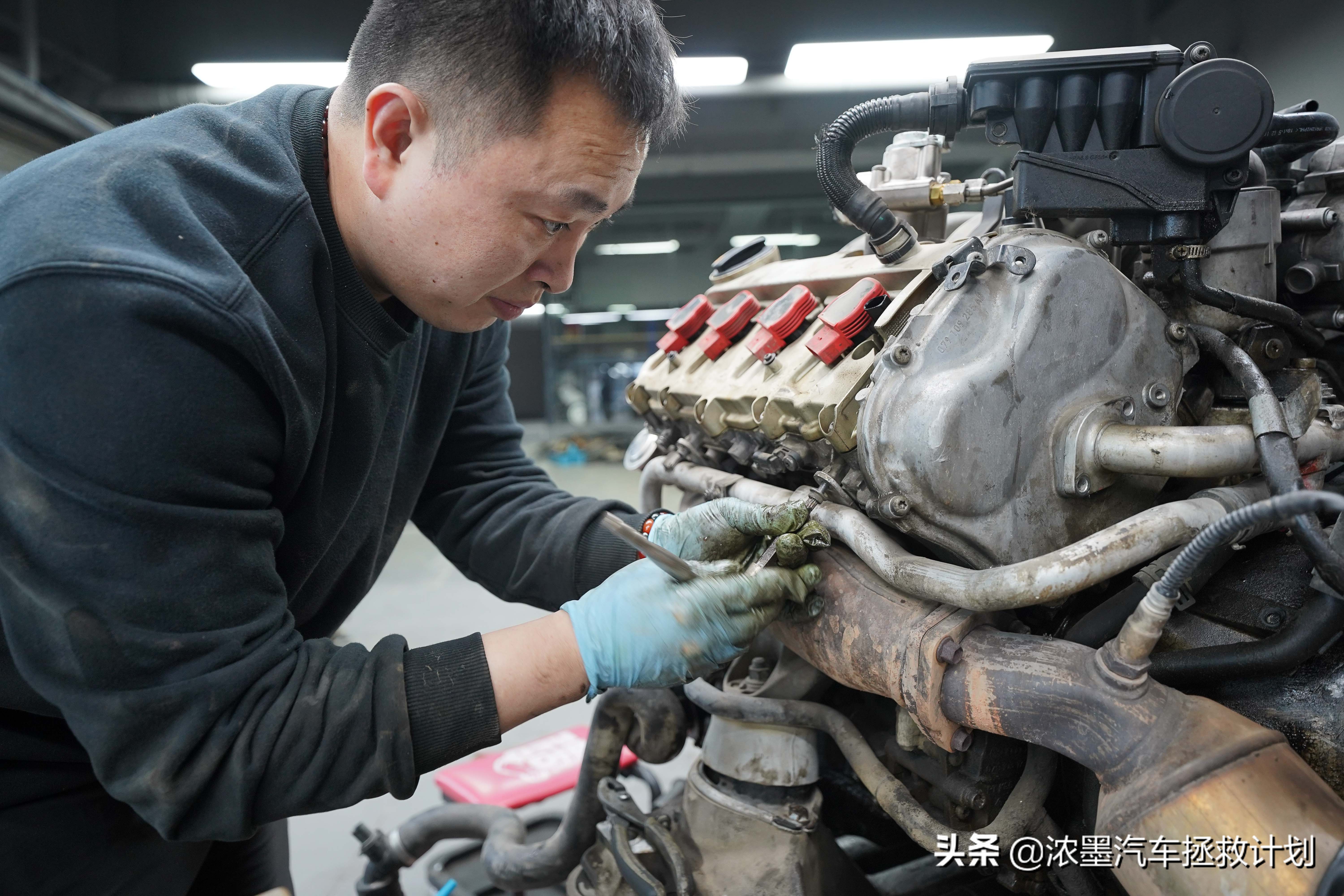 09款途锐全车修复翻新,完美修复一台即将报废的途锐