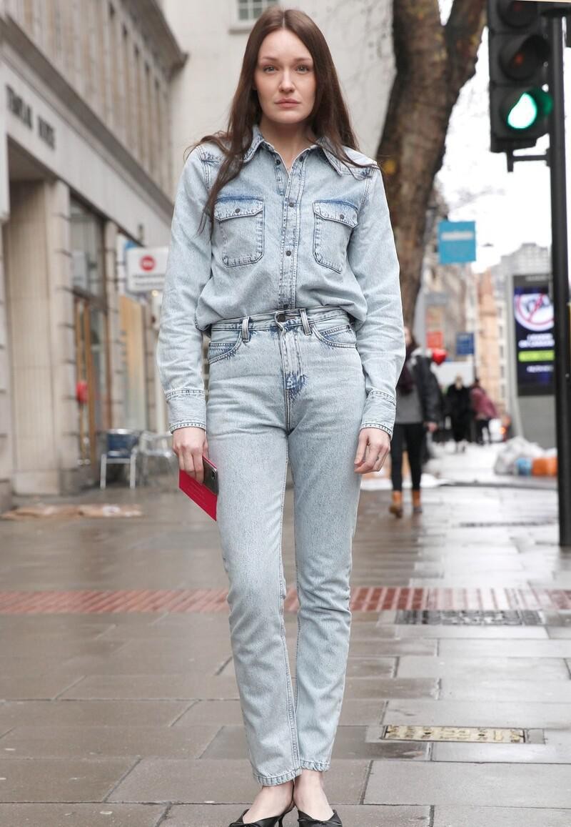 高腰水洗牛仔裤港风复古,复古原宿风牛仔裤