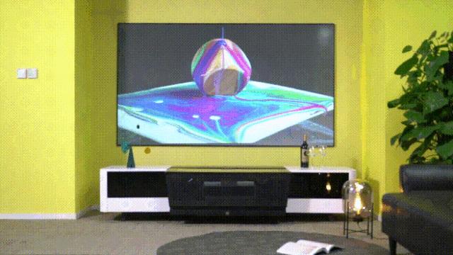 真正的无边框全屏电视机,超薄屏幕无边框电视