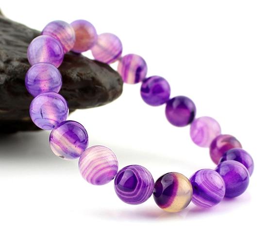 五彩缤纷的玛瑙手串,玛瑙好看的手串