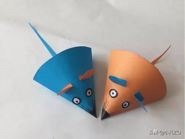 手工制作小老鼠幼儿园,亲子手工制作小老鼠幼儿园