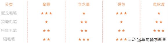 各种材质、形状的水彩画笔到底该怎么用?丨自学画画教程NO.5