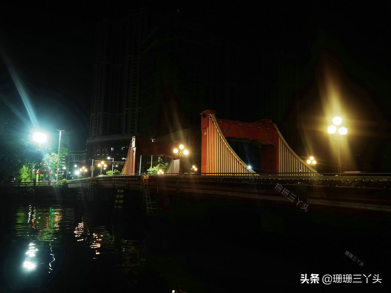 凌晨一点的中山桥,凌晨十二点的中山桥