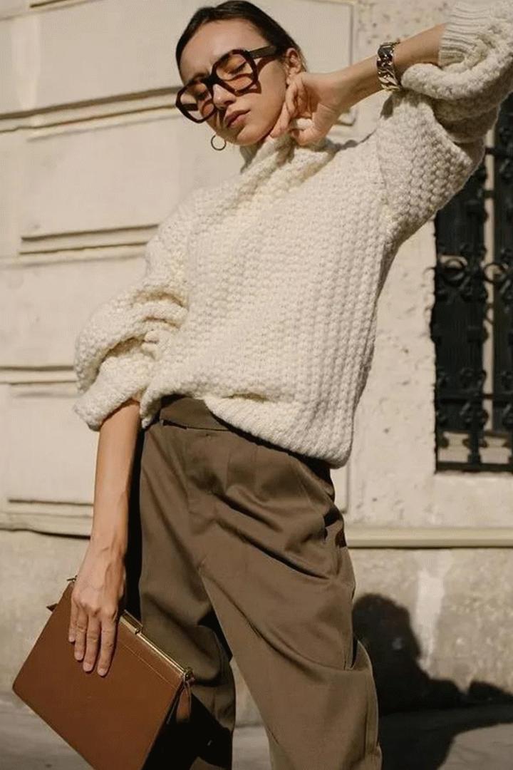 穿了这么多年裤子，一年四季都喜欢“阔腿裤”，立志穿出花来