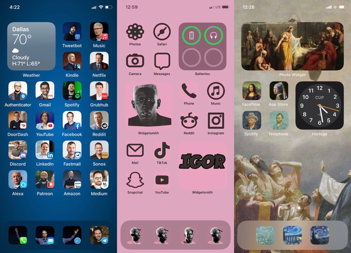 iphone可以自定义桌面布局,iphone可以定义大图标