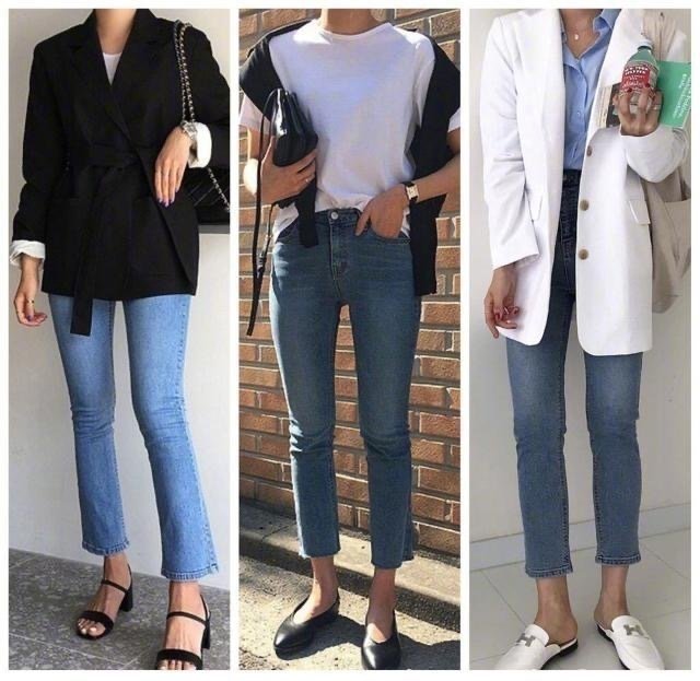 牛仔裤的24种穿搭,牛仔裤的4款搭配让你简单又时尚