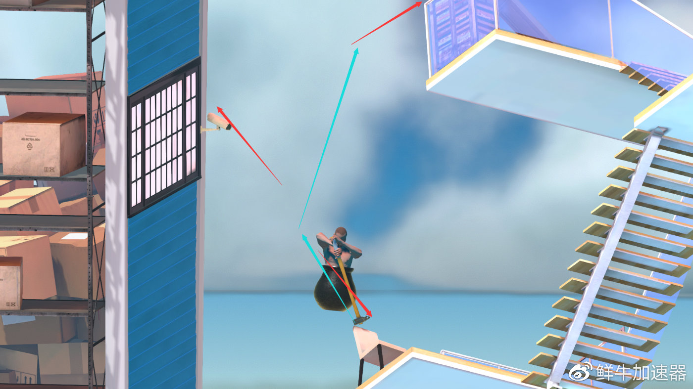 鲜牛加速器教程：《掘地求升》（缸人）手把手教你通关（3）