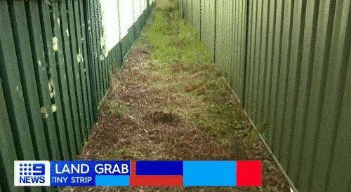 悉尼一不到3米宽土地以6.9万澳元出售!拍卖广告:请充分发挥你的想象力