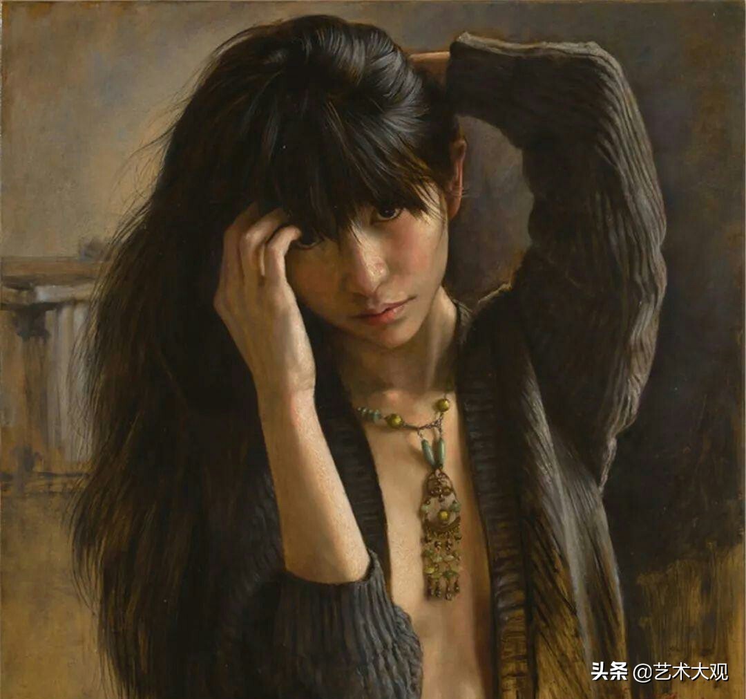 当代西方女画家油画赏析,日本大师级油画作品