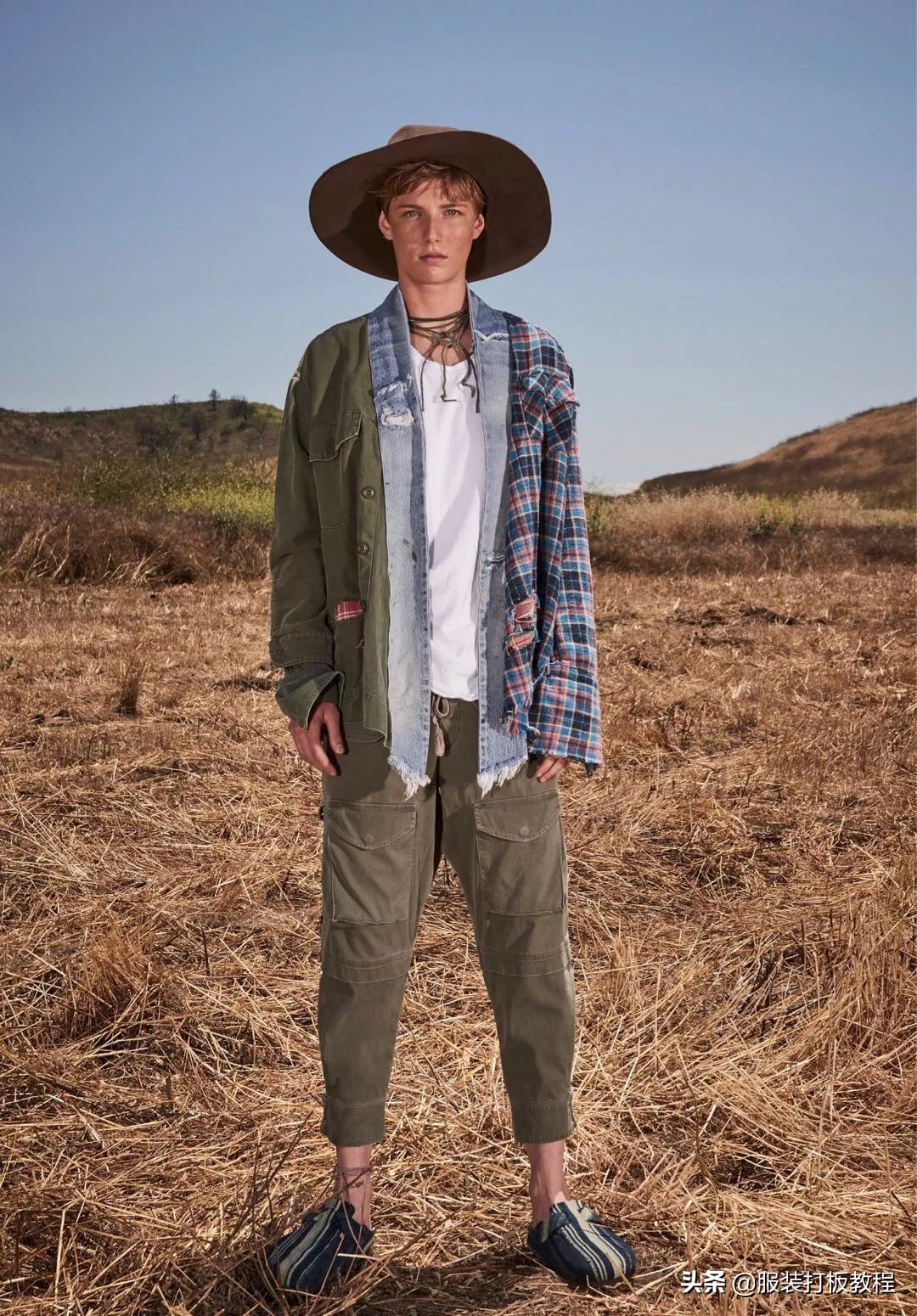 拼接设计潮流套装,拼接服装系列款式图大全