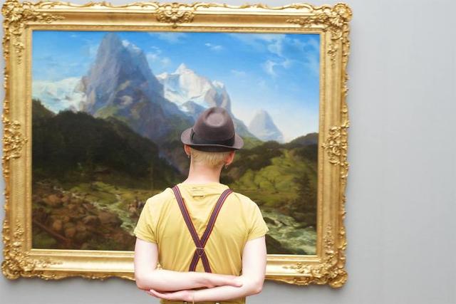 与名画撞脸在博物馆发现前世,一不小心和世界名画撞衫