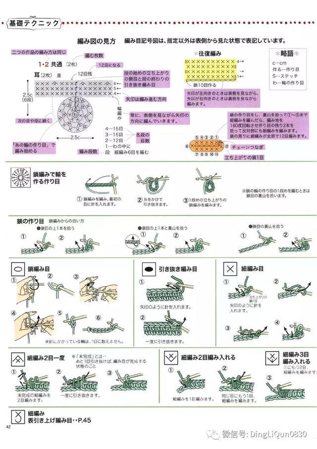 钩针风铃吊坠编法教程,迪士尼风铃吊坠