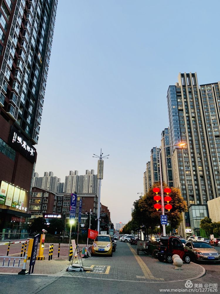 洛阳涧西路边街景,洛阳滨河北路图
