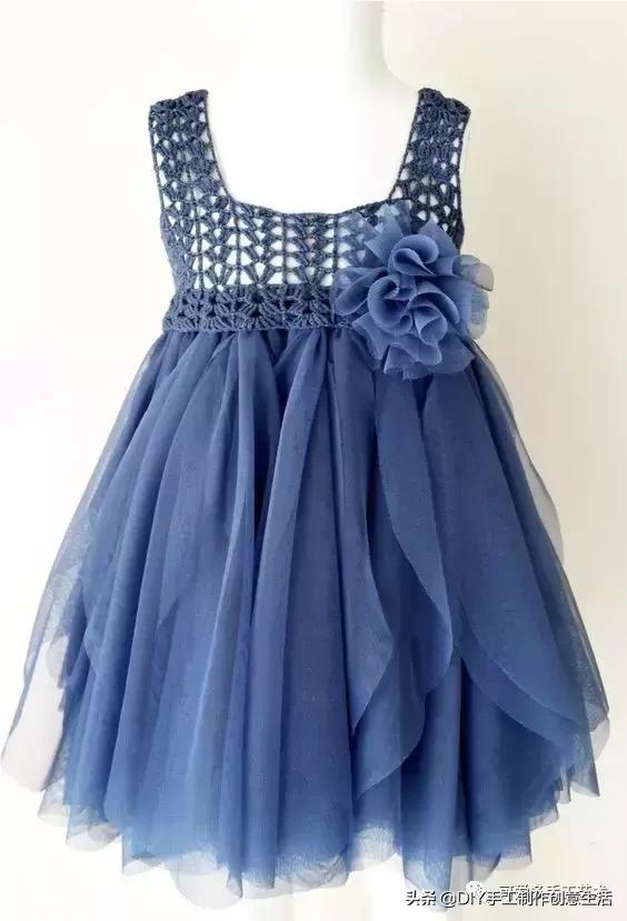 布艺手工制作蓬蓬裙,钩织裙子视频