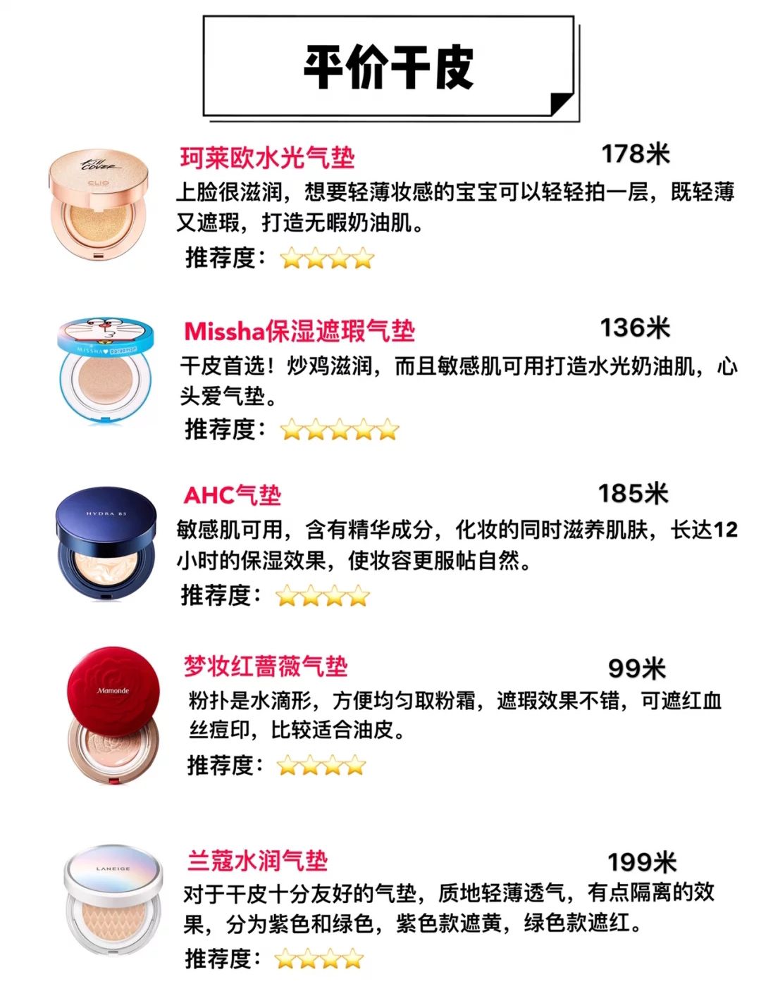 推荐几款超好用的气垫 (blank me 气垫和圣罗兰皮革气垫)