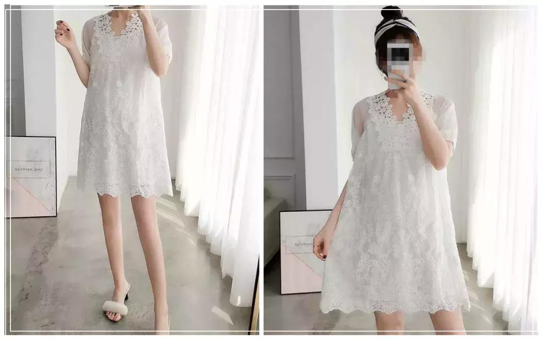 胖美女遮肉高档连衣裙,新款时尚韩版遮肉显瘦连衣裙