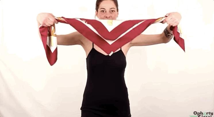 爱马仕丝巾绑法视频,爱马仕丝巾怎么绑好看