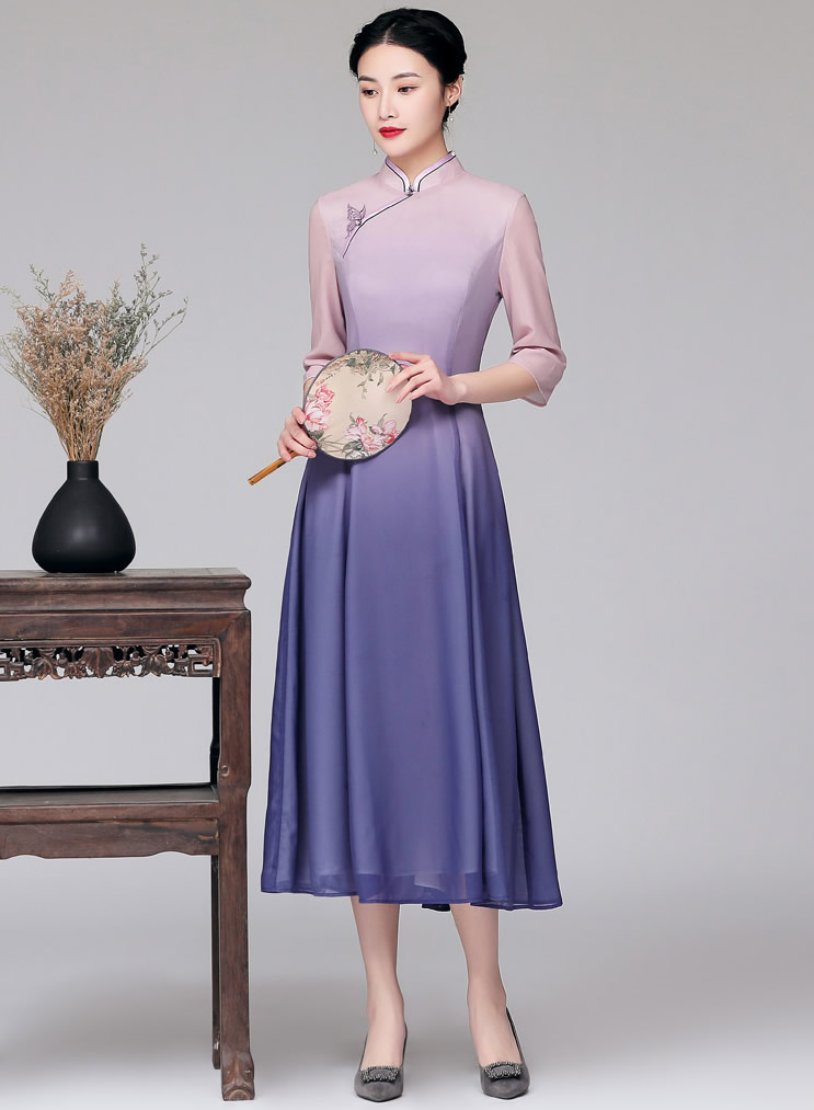 穿旗袍的女人优雅精致,穿旗袍的女人真有韵味