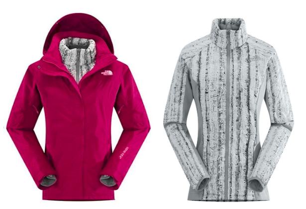 thenorthface北面冲锋衣测评,防水防雪羽绒服thenorthface