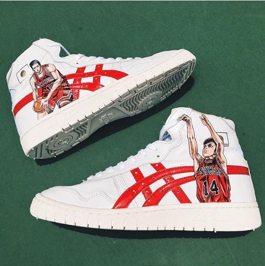 灌篮高手篮球鞋亚瑟士,教练我想打篮球三井寿