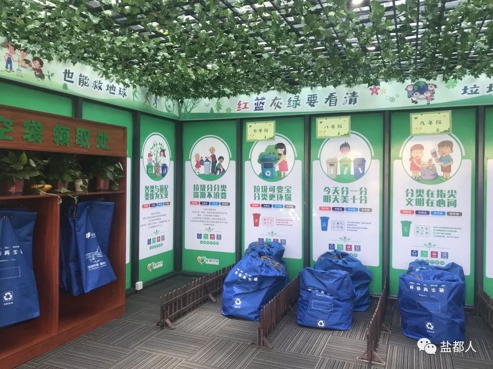 和平路第二小学开展垃圾分类活动,城南小学垃圾分类