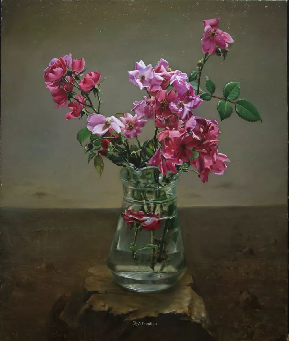 中国写意油画双年展高清作品集,国韵经典油画第五届