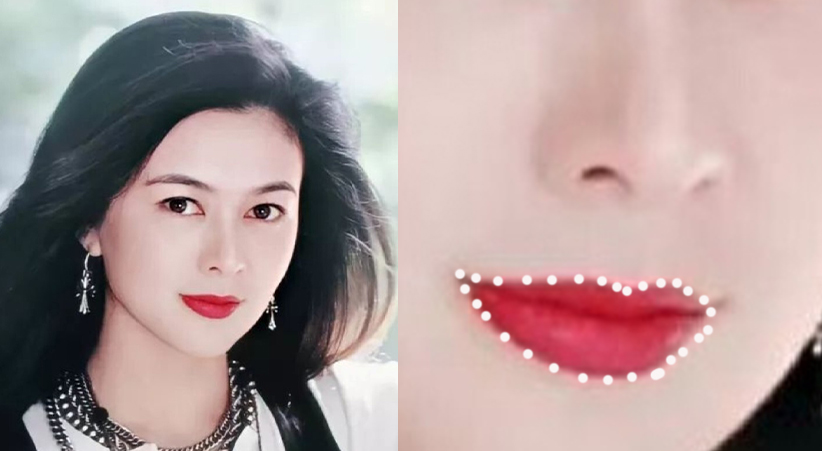 关之琳港风复古盘发,港风妆容化妆教程关之琳